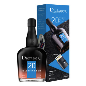 Dictador 20Y 0,7L 40% 2020 + Brieftasche