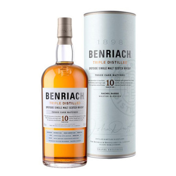 BenRiach Triple 10yo 43% 1L Geschenk Box