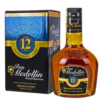 Ron Medellin Gran Reserva 12YO 0,7l 37,5% Geschenkbox - 1
