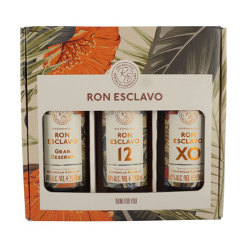 Ron Esclavo 3x 200ml 40,67% Mini Geschenkbox