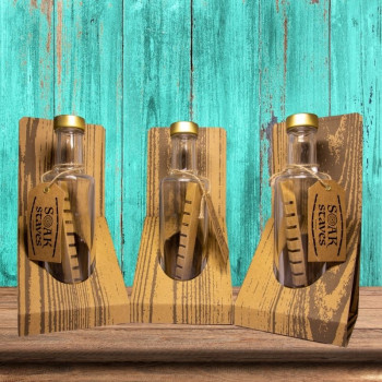 Soak Staves Box - 3 verschiedene Aromen (Sherry, Peated, Rum) - 8