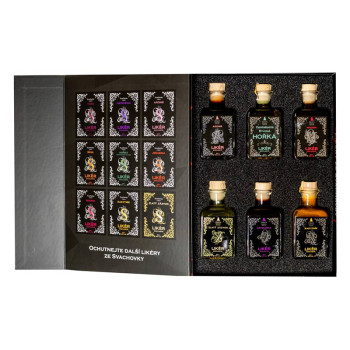 Svachovka Satz Likör 6 x 0,2l  20% Geschenkbox - 2