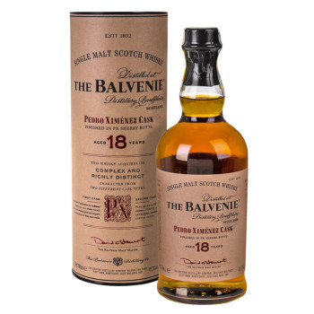 Balvenie 18Y Pedro Ximénez Sherry Cask 0,7l 48,7% Geschenkbox