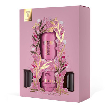 Tatratea Hibiscus & Red Tea liquer + 2 Gläser 0,7l  37%