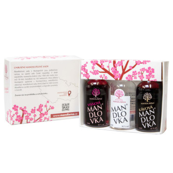 Mandlovka Mandellikör Set 1x 0,05l 38% +1x 0,05l 25% +1x 0,05l 33% - 2