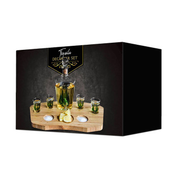 MIKAMAX Tequila Decanter Set