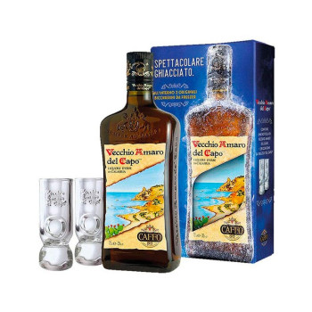 Vecchio Amaro del Capo 0,7l 35% + 2 Gläser