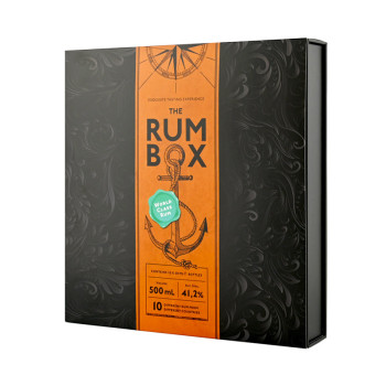 The Rum Box Turquoise Edition 41,2%  10 x 50 ml