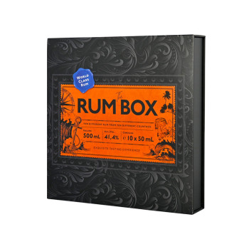 The Rum Box Blue Edition 41,4% 10 x 50 ml - 3