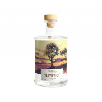 Poněšická Pflaumen-Weinbrand 0,5 l 50%