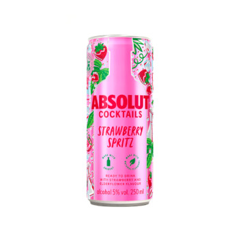 Absolut Strawberry Spritz 0,25 l 5% Dose