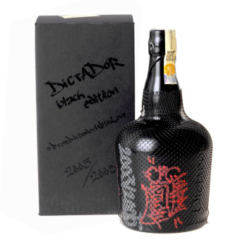 Dictador BLACK EDITION 2003/2005 40% 0,7 l Happy Birthday 30' Geschenkbox