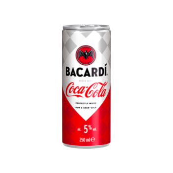 Bacardi&Coke 5% 0,25 l Dose