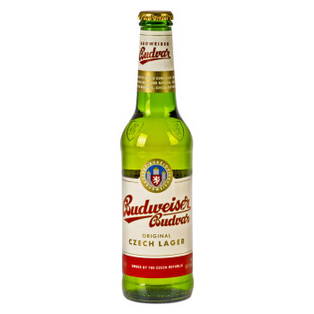 Budweiser Bier 0,33 l 5% Glas