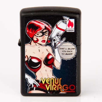 ZIPPO schwarz color "Venus Virago"